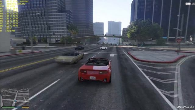 GTA 5 Ultra Settings ZOTAC AMP! EXTREME GTX 980ti, i7 6700k Benchmark смотреть онлайн