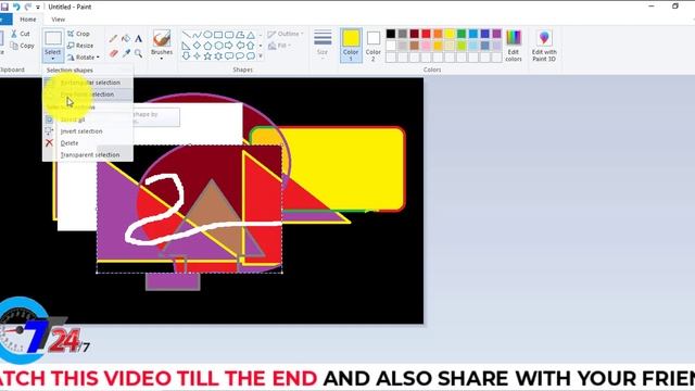 Microsoft Paint Complete Tutorial смотреть онлайн