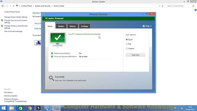 How To Turn on Windows Defender on Windows 8 and 8.1 смотреть онлайн