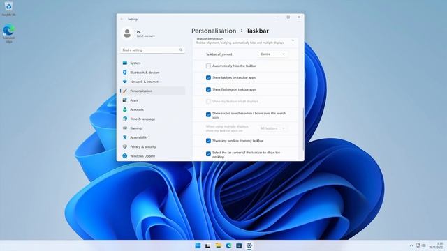 How to move the Start button to the left in Windows 11 смотреть онлайн