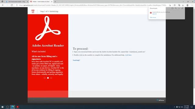 How To Install Adobe Acrobat Reader | Windows 10 | PC