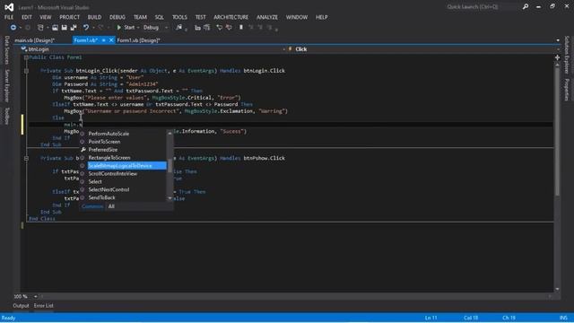 Visual Basic Tutorial: 3 | Hiding and Showing Windows Forms | Code Savvy Scouts смотреть онлайн