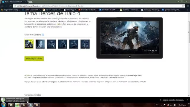 Temas para windows 7 (mas Descarga) 2013 смотреть онлайн