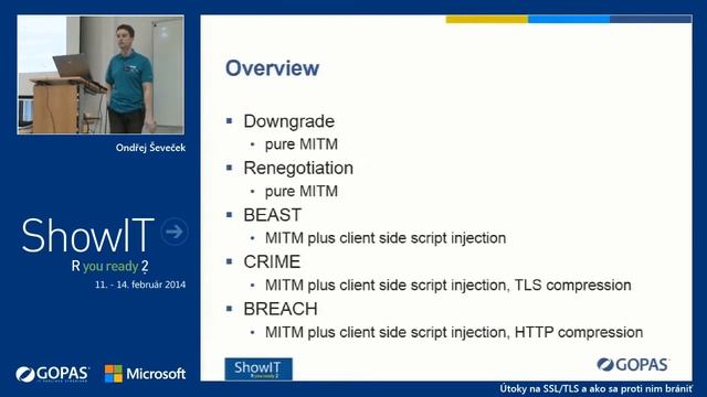 ShowIT 2014: Útoky na SSL/TLS a ako sa proti nim brániť (Ondřej Ševeček) смотреть онлайн