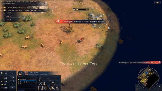 Age of Empires IV Technical Stress Tess - Multijugador 4x4 en español смотреть онлайн