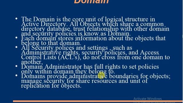 Lecture # 8 Components of Active Directory смотреть онлайн