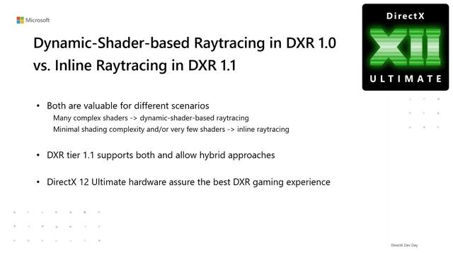 DXR Tier 1.1: Adding Functionality and Efficiency | Jianye Lu | DirectX Developer Day смотреть онлайн