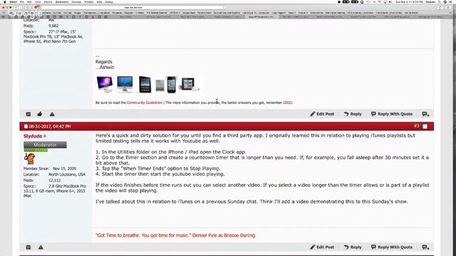 Mac-Forums Video Chat 9/3/17 смотреть онлайн