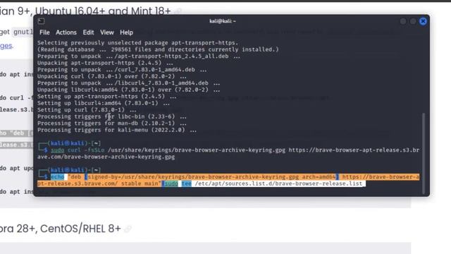 Brave Most Secure Faster and Protected Web 3 Browser for Kali Linux. | Ethica смотреть онлайн
