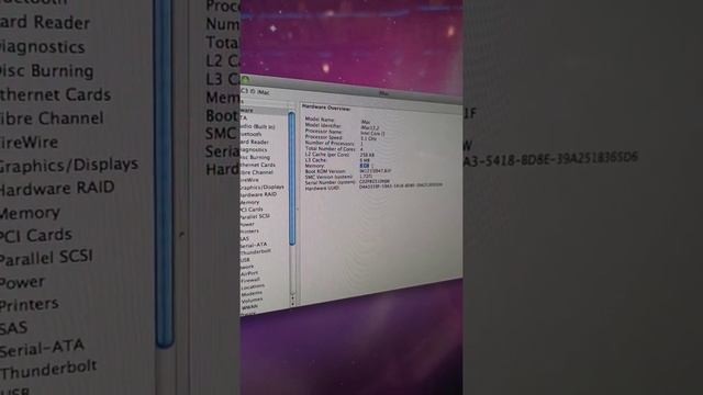 Apple iMac imac12,2 intel core i5 смотреть онлайн