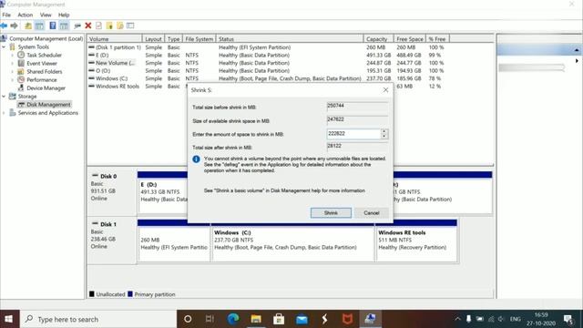 How to partition a hard drive on windows 10 | Hard disk partition windows 10 | In hindi смотреть онлайн
