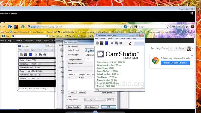 CamStudio Screen Bit-Rate Tests 32 vs. 16 bit Color смотреть онлайн