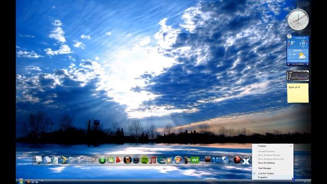 Enable Volume, Battery, Network and Time/Date on Start Bar | Windows Vista/7 смотреть онлайн