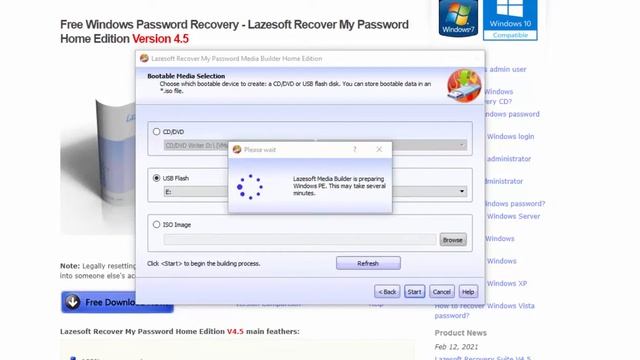 Easy Reset Forgotten Windows 10/7 Password For Free смотреть онлайн