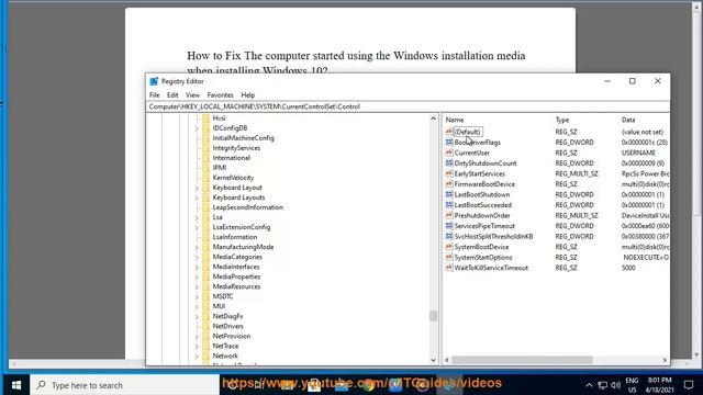 Fix The computer started using the Windows installation media when installing Windows 10 смотреть онлайн