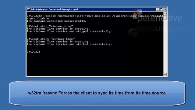 Microsoft Windows - Setting Server or Domain time from NTP.mp4 смотреть онлайн