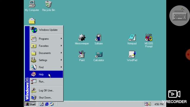 el emulador del Microsoft Windows 98 смотреть онлайн