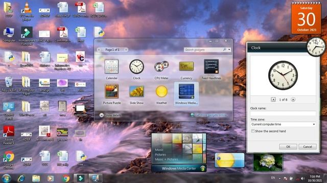 Using Desktop Gadgets on windows 7 смотреть онлайн
