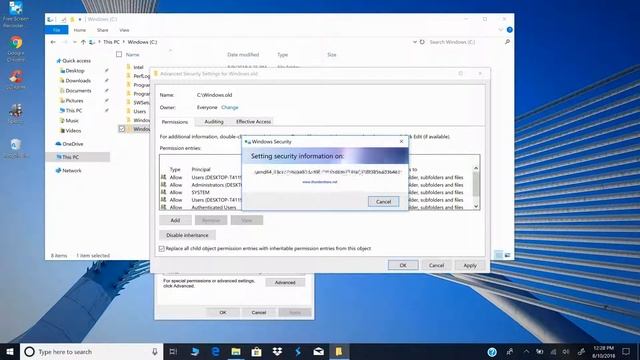 How to Delete Windows.Old Folder and Files from Windows 10 latest 2018 смотреть онлайн