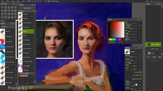 07 02 2022 - Digital Painting Timelapse - Artrage Vitae