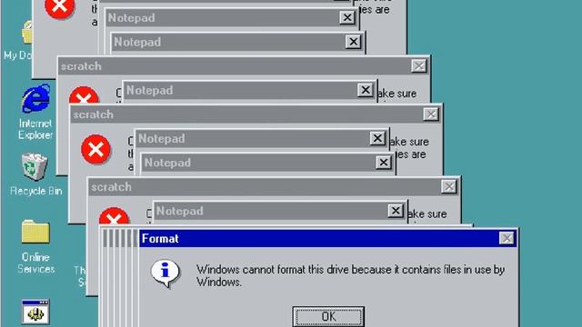 Windows 98 Crazy Error смотреть онлайн