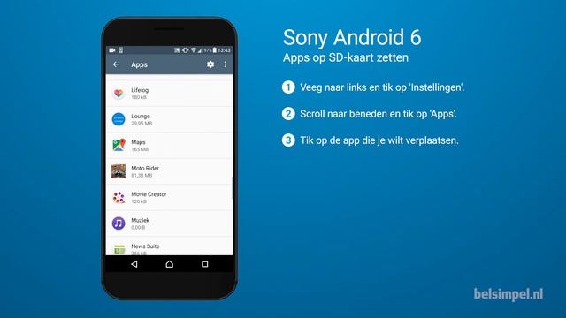 Tips & Tricks - Sony smartphone: Apps op SD-kaart zetten (Android 6) смотреть онлайн