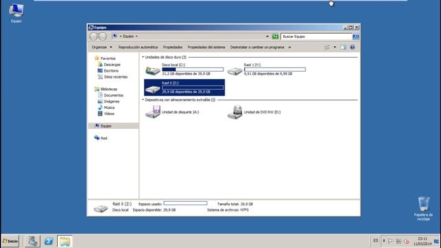 RAID 0, 1, 5 WINDOWS SERVER 2008 смотреть онлайн