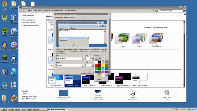How To Make Windows 7 Look Like 95,98,NT,2000,ME смотреть онлайн