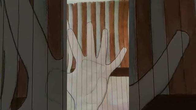 Girl Looking Through The Window 🥰 #art #short #drawing #cute