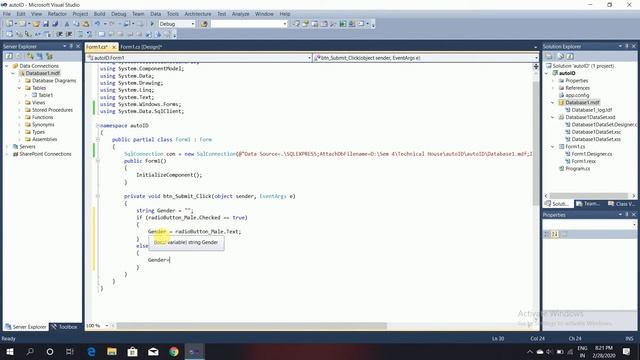 How to Create radio button and insert data in C# | C# Programming | GUI Programming смотреть онлайн