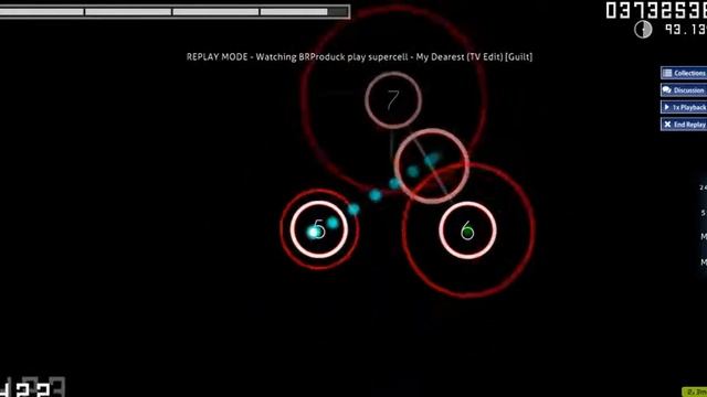 Osu! / Supercell - My Dearest [Guilt] FC %92.23 смотреть онлайн