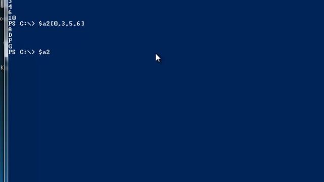 29 Одномерные массивы в Windows PowerShell 2 0 смотреть онлайн