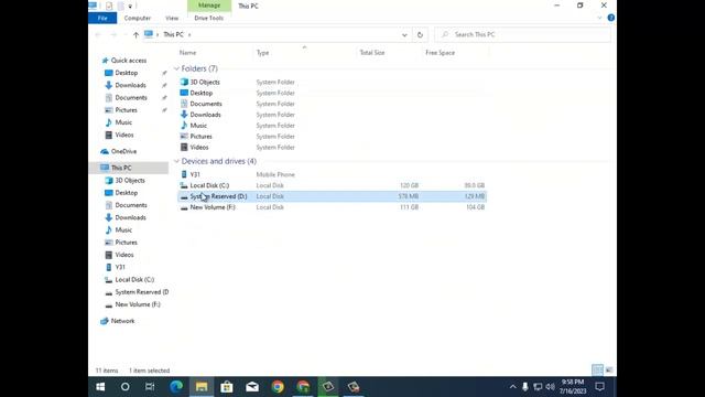 How to hide system reserved partition from windows смотреть онлайн