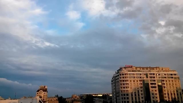 Timelapse from outside my office window. смотреть онлайн