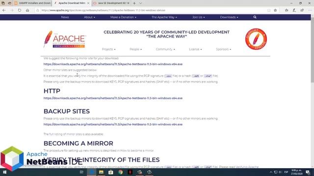 Cómo descargar e instalar XAMPP, NetBeans y la creación el primer proyecto. смотреть онлайн