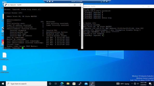 Aruba Wireless controller Master and Standby | Controller Redundancy without MM | AOS 8.6 смотреть онлайн
