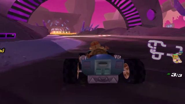Kart Racers Nickelodeon, Egg NS emulator Android, gameplay on iqoo neo 3, Snapdragon 865. смотреть онлайн