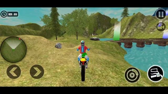Uphill Offroad Motorbike Rider Gameplay 87 - Stunt With Motorcycle In Village - Android iOS Gamepla смотреть онлайн