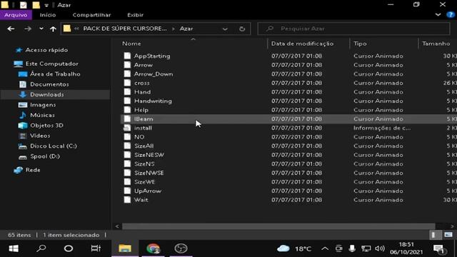 COMO ALTERAR O CURSOR SEM PROGRAMAS NO WINDOWS 10/8/7 + CURSOR PACK смотреть онлайн