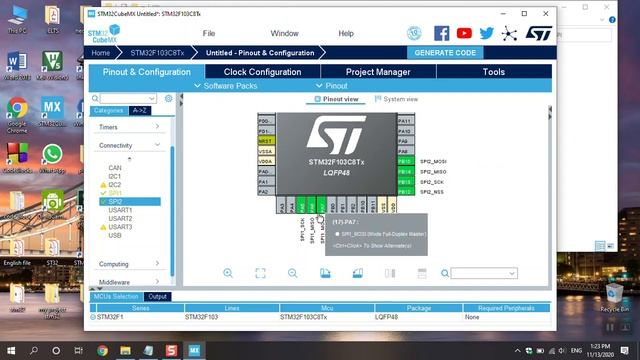 SPI with STM32 смотреть онлайн