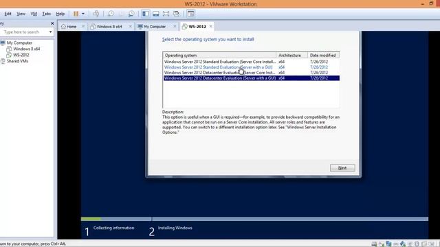 How to install Windows Server 2012 in VMware смотреть онлайн