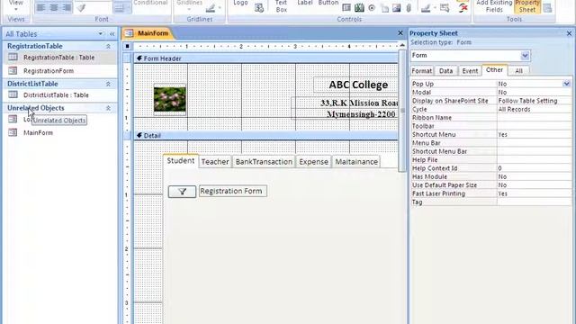 Microsoft Access 2007 Project-1 (Part 5) смотреть онлайн