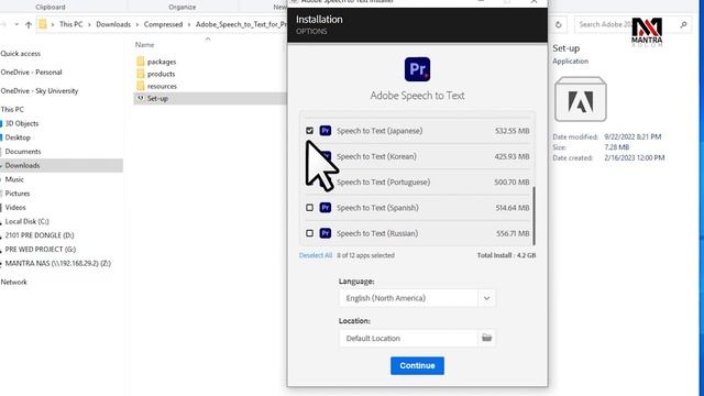 Adobe Premiere Speech to Text Tutorial | Install Language Pack | Mantra Adcom смотреть онлайн