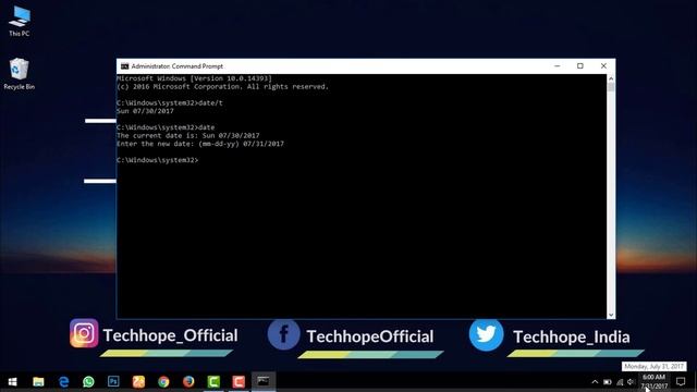 [04] Change Date And Time Through CMD смотреть онлайн