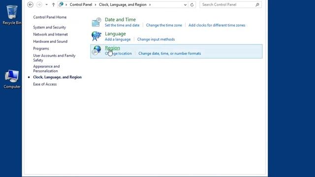 Windows 8.0 Professional - Change the Way the Computer Displays the Date смотреть онлайн