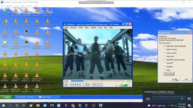 Just Got Lucky song has BSOD VM (Windows XP) смотреть онлайн