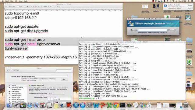 Raspberry Pi Headless mode VNC & RDC смотреть онлайн