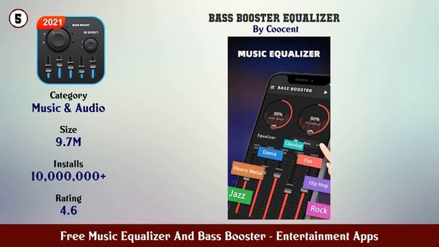 Top 10 Free Music Equalizer And Bass Booster Android Apps смотреть онлайн