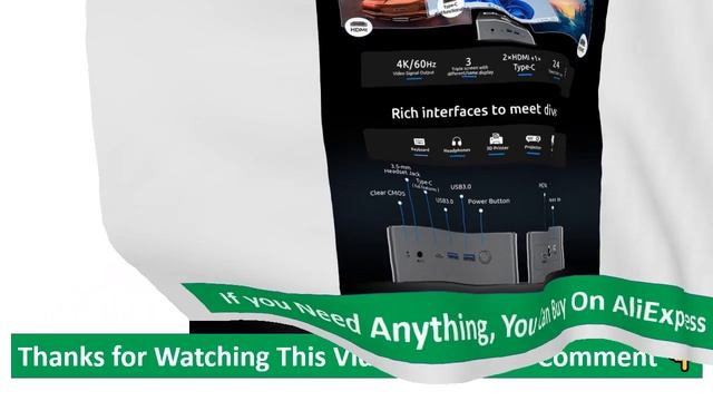 BMAX B4 Plus Mini PC Windows 11 PC Intel N100 16GB DDR4 512GB смотреть онлайн