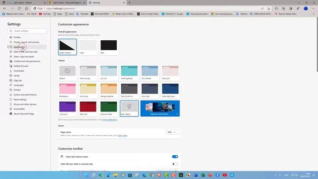 Add-ons Satin Stacks Themes For Microsoft Edge смотреть онлайн